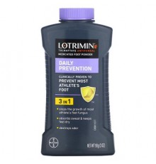 Lotrimin, Athlete's Foot Daily Prevention Medicated Foot Powder, 3 oz (90 g)