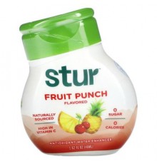 Stur, Antioxidant Water Enhancer, Fruit Punch, 1.62 fl oz (48 ml)