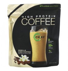 Chike Nutrition, High Protein Iced Coffee, Vanilla, 14.6 oz (413 g)