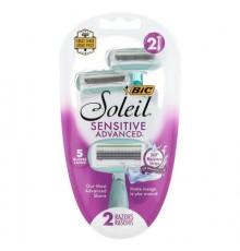 BIC, Soleil Sensitive Advanced, Disposable Razors, 2 Razors