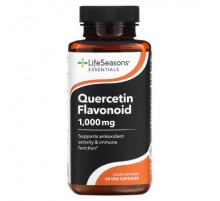 LifeSeasons, Quercetin Flavonoid, 60 Veg Capsules (500 mg per Capsule)