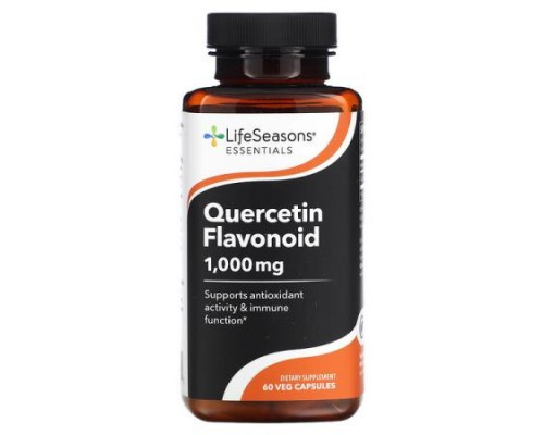 LifeSeasons, Quercetin Flavonoid, 60 Veg Capsules (500 mg per Capsule) LifeSeasons, Quercetin Flavonoid, 60 Veg Capsules (500 mg per Capsule)