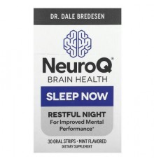 LifeSeasons, NeuroQ  Brain Health, Sleep Now, Mint, 30 Oral Strips