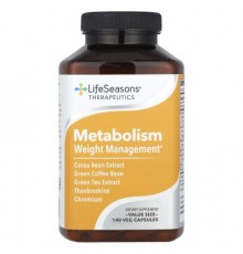 LifeSeasons, Therapeutics, Metabolism, Weight Management, 140 Veg Capsules
