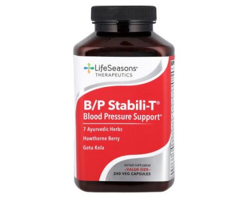 LifeSeasons, B/P Stabili-T®, Blood Pressure Support, 240 Veg Capsules