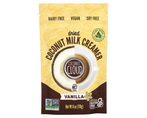Coconut Cloud, Dried Coconut Milk Creamer, Vanilla, 6 oz (170 g) Coconut Cloud, Dried Coconut Milk Creamer, Vanilla, 6 oz (170 g)