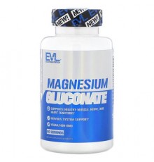 EVLution Nutrition, Magnesium Gluconate, 60 Tablets (26.5 mg per Tablet)