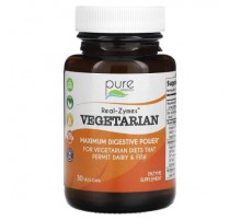 Pure Essence, Real-Zymes, Vegetarian, 30 Vegi-Caps