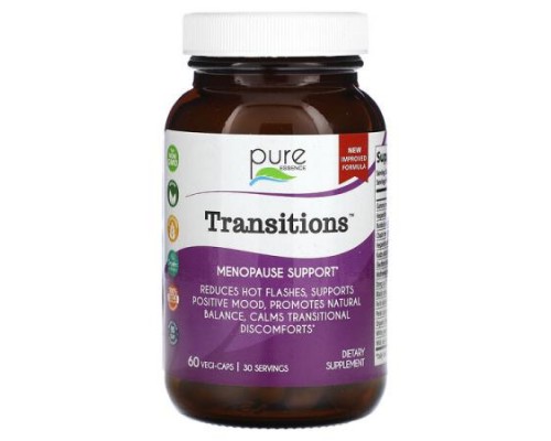 Pure Essence, Transitions, 60 Vegi-Caps Pure Essence, Transitions, 60 Vegi-Caps