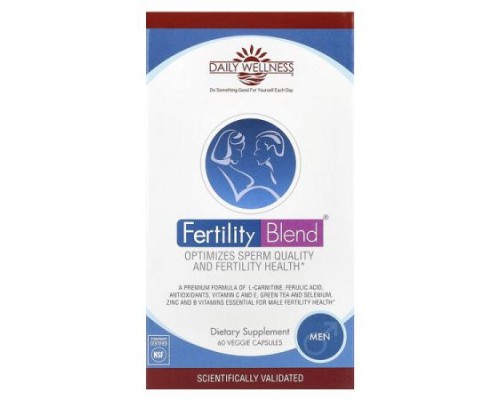 Daily Wellness Company, Fertility Blend® for Men, 60 Veggie Capsules Daily Wellness Company, Fertility Blend® for Men, 60 Veggie Capsules