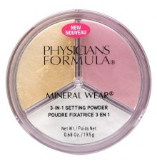 Physicians Formula, Mineral Wear, 3-In-1 Setting Powder, 0.68 oz (19.5 g) (Discontinued Item)