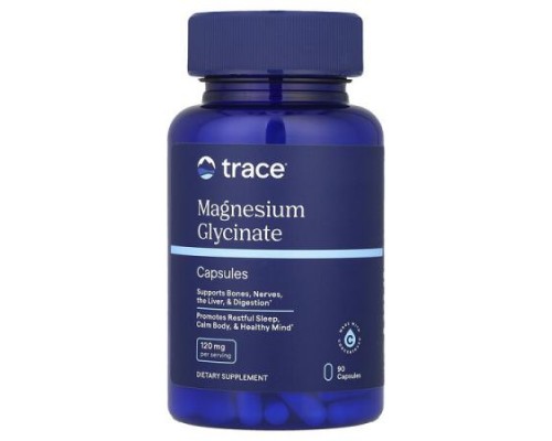 Trace, Magnesium Glycinate, 90 Capsules Trace, Magnesium Glycinate, 90 Capsules