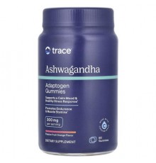 Trace, Ashwagandha Adaptogen Gummies, Passion Fruit Orange, 60 Gummies