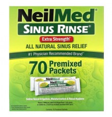 NeilMed, Sinus Rinse, Extra Strength, 70 Premixed Packets