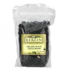 Bergin Fruit and Nut Company, Organic Black Turtle Beans, 20 oz (568 g)