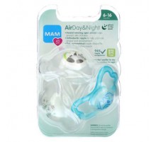 MAM, Air Day & Night Pacifier, 6-16 Months, 3 Count