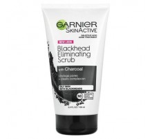 Garnier, SkinActive, Blackhead Eliminating Scrub with Charcoal, 5 fl oz (150 ml)