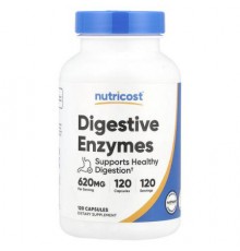 Nutricost, Digestive Enzymes, 620 mg, 120 Capsules