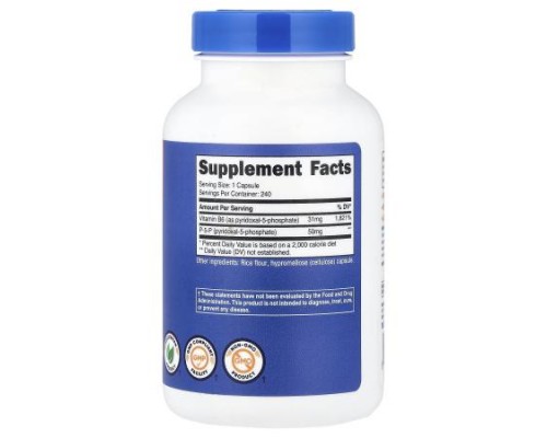 Nutricost, P-5-P, 240 Capsules
