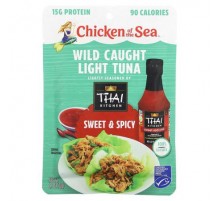 Chicken of the Sea, Wild Caught Light Tuna, Sweet & Spicy, 2.5 oz (70 g)