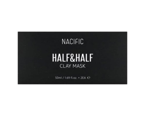 Nacific, Half & Half, Clay Beauty Mask, 2 Clay Masks, 1.69 fl oz (50 ml) Each Nacific, Half & Half, Clay Beauty Mask, 2 Clay Masks, 1.69 fl oz (50 ml) Each