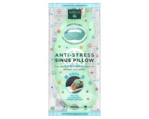 Earth Therapeutics, Anti-Stress Sinus Pillow, Green, 1 Count Earth Therapeutics, Anti-Stress Sinus Pillow, Green, 1 Count