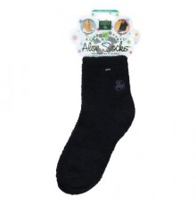 Earth Therapeutics, Aloe Moisture, Aloe Socks, Black, 1 Pair