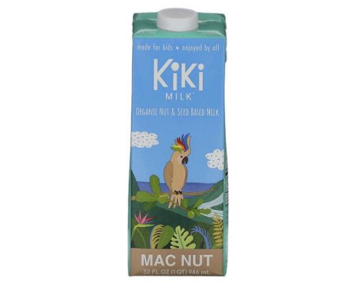 Kiki Milk, Organic Nut & Seed Based Milk, Mac Nut, 32 fl oz (946 ml) Kiki Milk, Organic Nut & Seed Based Milk, Mac Nut, 32 fl oz (946 ml)