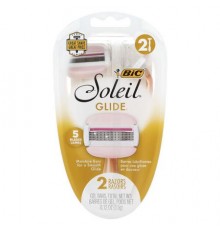 BIC, Soleil Glide, Disposable Razors, 2 Razors