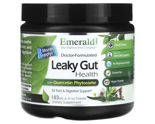 Emerald Laboratories, Leaky Gut Health, 6.45 oz (183 g) Emerald Laboratories, Leaky Gut Health, 6.45 oz (183 g)