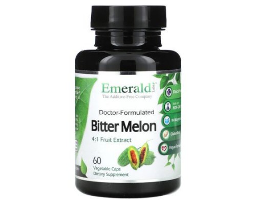 Emerald Laboratories, Bitter Melon, 60 Vegetable Caps (500 mg per Capsule)