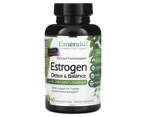 Emerald Laboratories, Estrogen, Detox & Balance, 60 Vegetable Caps Emerald Laboratories, Estrogen, Detox & Balance, 60 Vegetable Caps