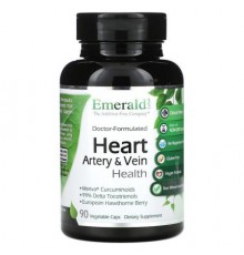 Emerald Laboratories, Heart Artery & Vein Health, 90 Vegetable Caps