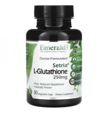 Emerald Laboratories, Setria L-Glutathione, 250 mg, 30 Vegetable Caps