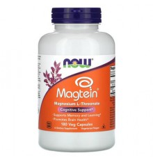 NOW Foods, Magtein®, Magnesium L-Threonate, 180 Veg Capsules