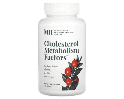 Michael's Health, Cholesterol Metabolism Factors, 180 Tablets Michael's Health, Cholesterol Metabolism Factors, 180 Tablets