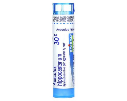 Boiron, Aesculus Hippocastanum, 30C, Hemorrhoid Relief, 80 Pellets