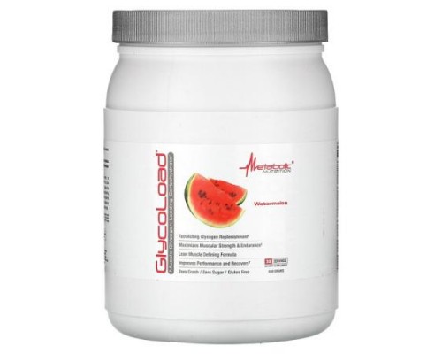 Metabolic Nutrition, GlycoLoad, Watermelon, 600 g Metabolic Nutrition, GlycoLoad, Watermelon, 600 g