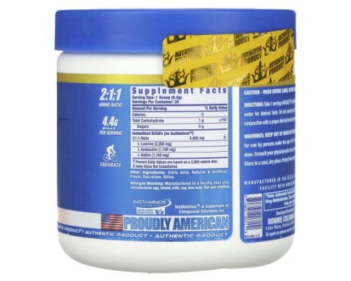 Ronnie Coleman, Vital Edition, BCAA XS, Lemonberry Gummies, 6.67 oz (189 g)