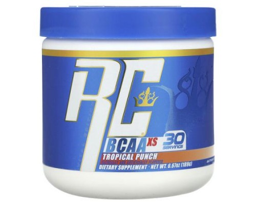Ronnie Coleman, Vital Edition, BCAA XS, Tropical Punch, 6.67 oz (189 g)
