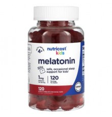Nutricost, Kids, Melatonin, Ages 4+, 1 mg, 120 Gummies
