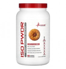 Metabolic Nutrition, ISOpwdr, Whey Protein Isolate, Butter Pecan Cookie, 1.52 lbs (690 g)