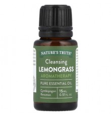 Nature's Truth, Pure Essential Oil, Cleansing Lemongrass, 0.51 fl oz (15 ml)