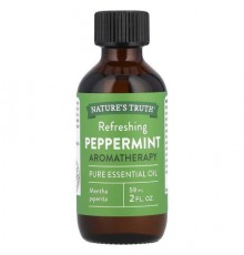 Nature's Truth, Pure Essential Oil, Refreshing Peppermint, 2 fl oz (59 ml)