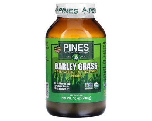 Pines International, Barley Grass Powder, 10 oz (280 g)