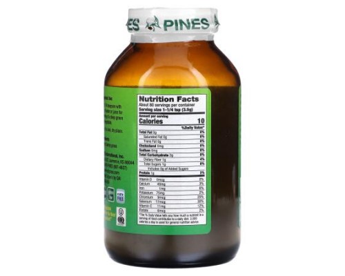 Pines International, Barley Grass Powder, 10 oz (280 g)