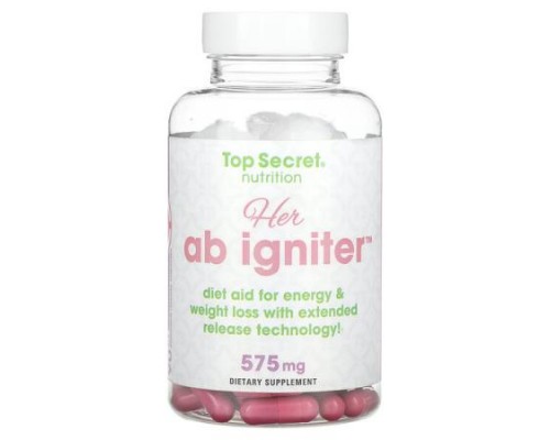 Top Secret Nutrition, Her, Ab Igniter, 575 mg, 90 Extended Release Capsules