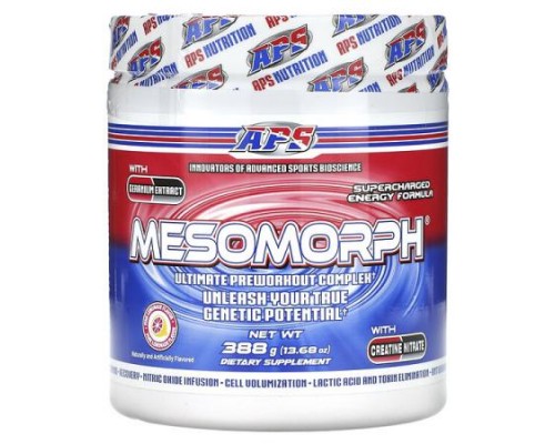 APS, Mesomorph, Pink Lemonade, 13.68 oz (388 g) APS, Mesomorph, Pink Lemonade, 13.68 oz (388 g)