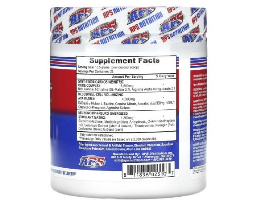 APS, Mesomorph, Pink Lemonade, 13.68 oz (388 g) APS, Mesomorph, Pink Lemonade, 13.68 oz (388 g)
