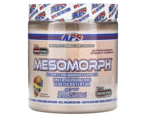 APS, Mesomorph, Snow Cone, 13.68 oz (388 g) APS, Mesomorph, Snow Cone, 13.68 oz (388 g)
